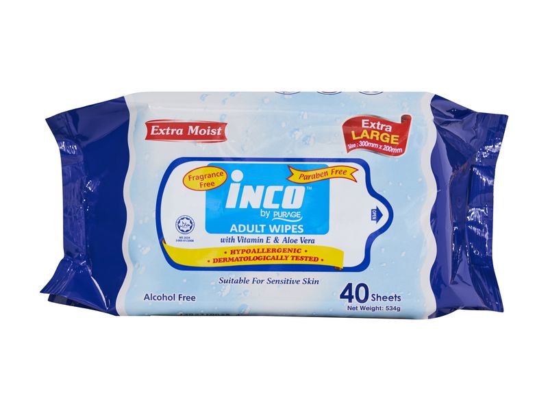 Pureen INCO Adult Wipes